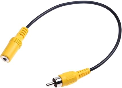 Amazon Co Jp Casualcatch 3 5mm オーディオケーブル ミニプラグ Rca変換アダプター メス オス ステレオオーディオケーブル 27cm 家電 カメラ