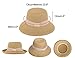 Summer Hats for Women Beach Sun Hat Women's Lightweight Packable Bucket Womens Straw hat Straw Beach Hats,Nature