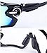 PLAYBOOK Cycling Road Mountain Glasses Goggles Eyewear Polarized Cycling Bicycle Sunglasses Oculos Gafas Ciclismo 3 Lens (White/Orange)