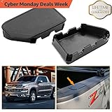 KIWI MASTER Bed Rail Stake Pocket Covers Compatible for 2014-2018 Chevy Silverado GMC Sierra Holes