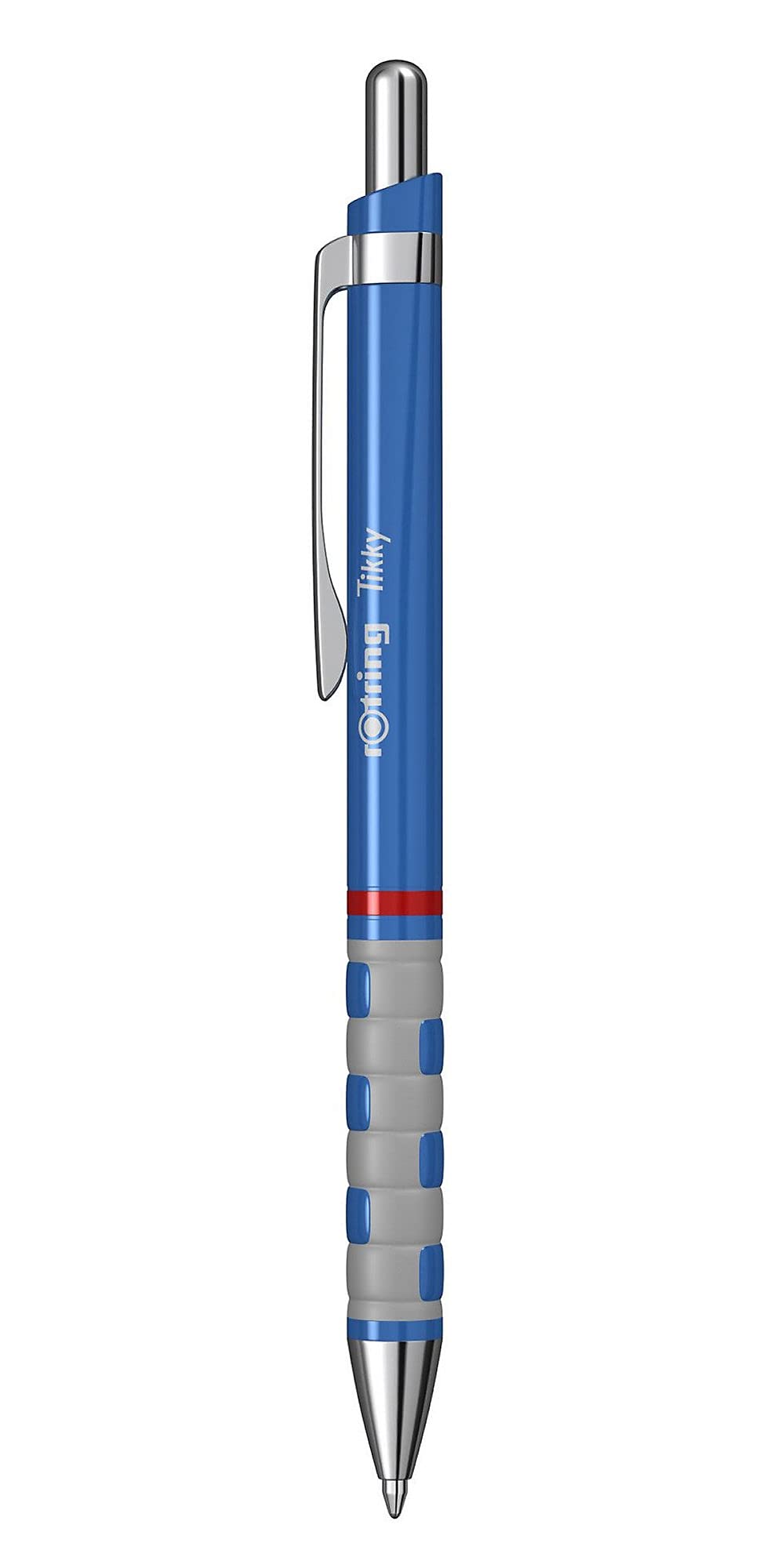 Rotring Tikky Lightweight Ballpoint Pen with Rubberised Grip - Blue Barrel