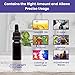 Infinity Jars 10 ML (0.34 Fl oz) UV-Black Glass Tincture Bottle & Dropper Leak‑Proof Travel Vial for Essential Oils, Serums, Micro-Doses, Herbal Extracts Pack
