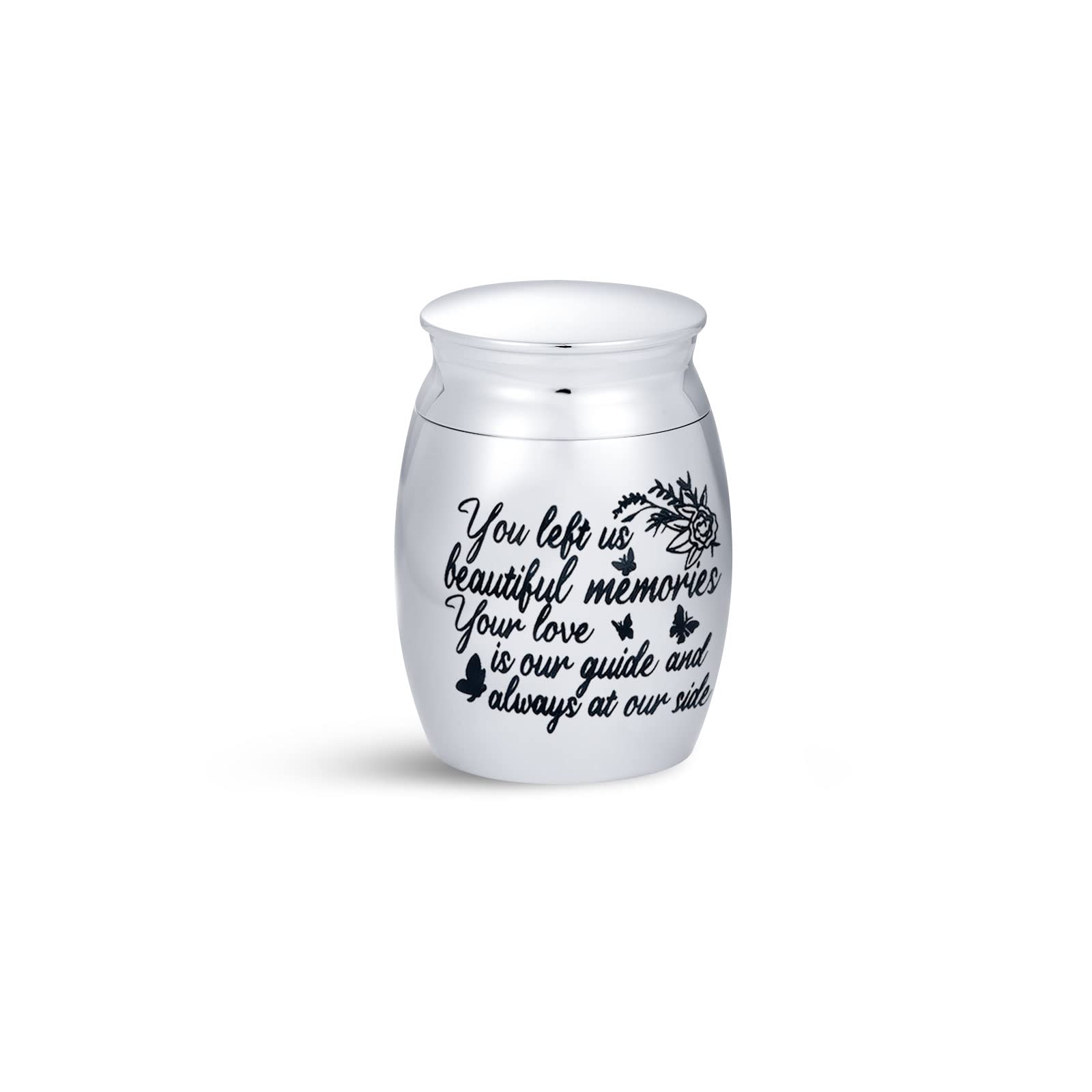 FGT Mini Urn for Ashes Family Cremation Funeral Memorial Keepsake You left us Beautiful Memories Dog Cat Mum Dad Sister
