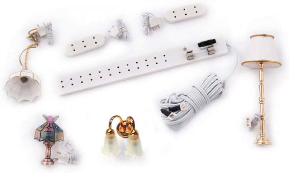 Melody Jane Dollhouse Electric Light Starter Kit 4 Lights
