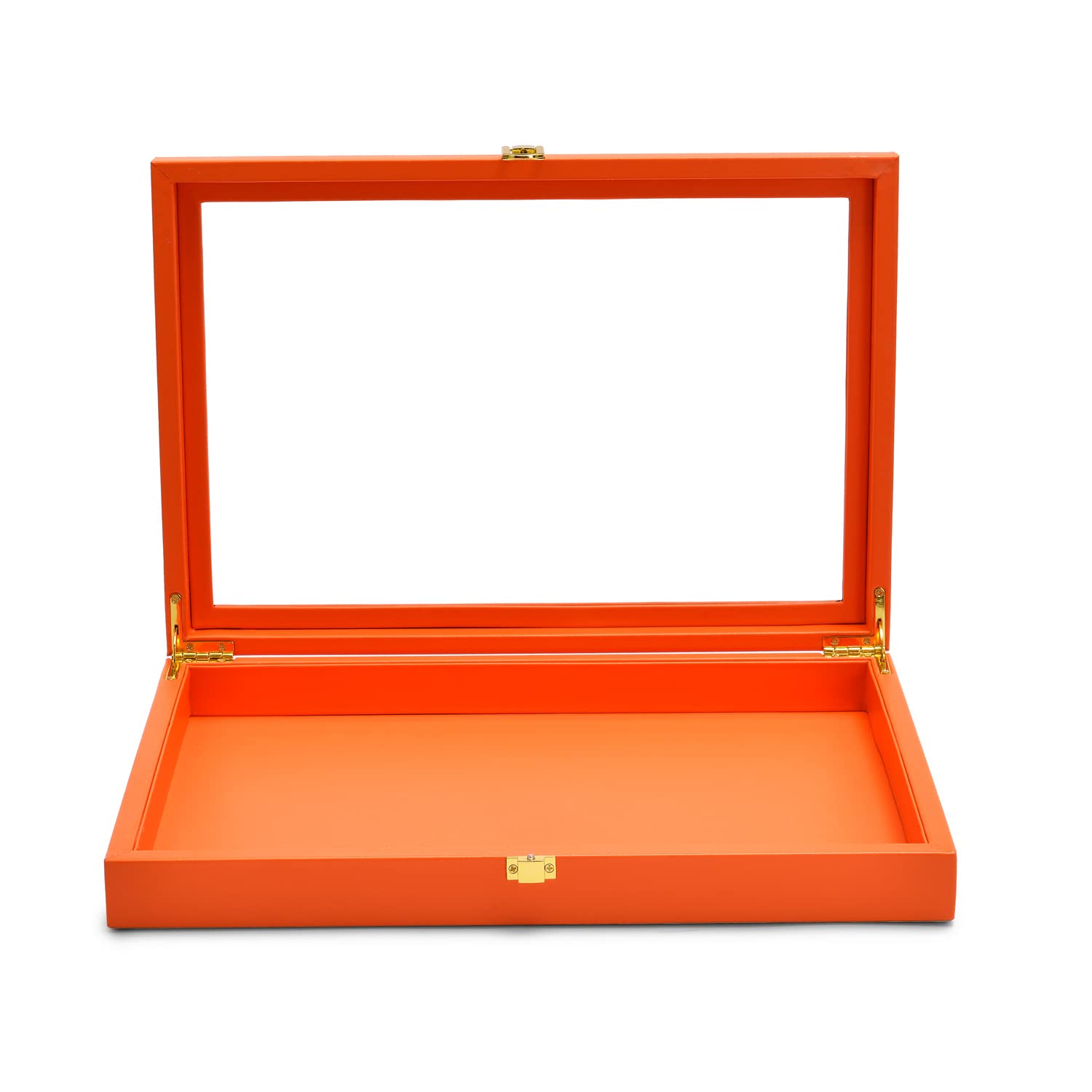 Photo 1 of Oirlv Clear Lid Flat Jewelry Tray Stackable Display Storage Box Premium Leather Drawer Insert Jewelry Display Box for Rings Earrings Necklaces Bracelet Women Gift