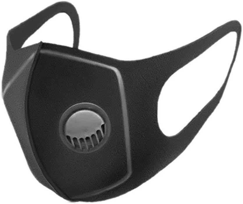 N95 Filter Valve Reusable Face Protection,Cone Style Dust Protection,Activated Carbon Air Filter Face Protection,Unisex Black Dust Cotton Respiratory Protection,Breathable Face Protection(3 pcs)