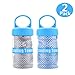 BOGI 2 Pack Cooling Towel for Instant Cooling – Use as Cooling Scarf Headband Wristband Bandana – Soft Cool Bamboo Fiber – Stay Cool for Yoga Travel Climb Golf Football Tennis & Outdoor (Blue+Grey)thumb 3