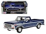 1979 Ford F-150 Pickup Truck Blue 1/24 Model Car by Motormax