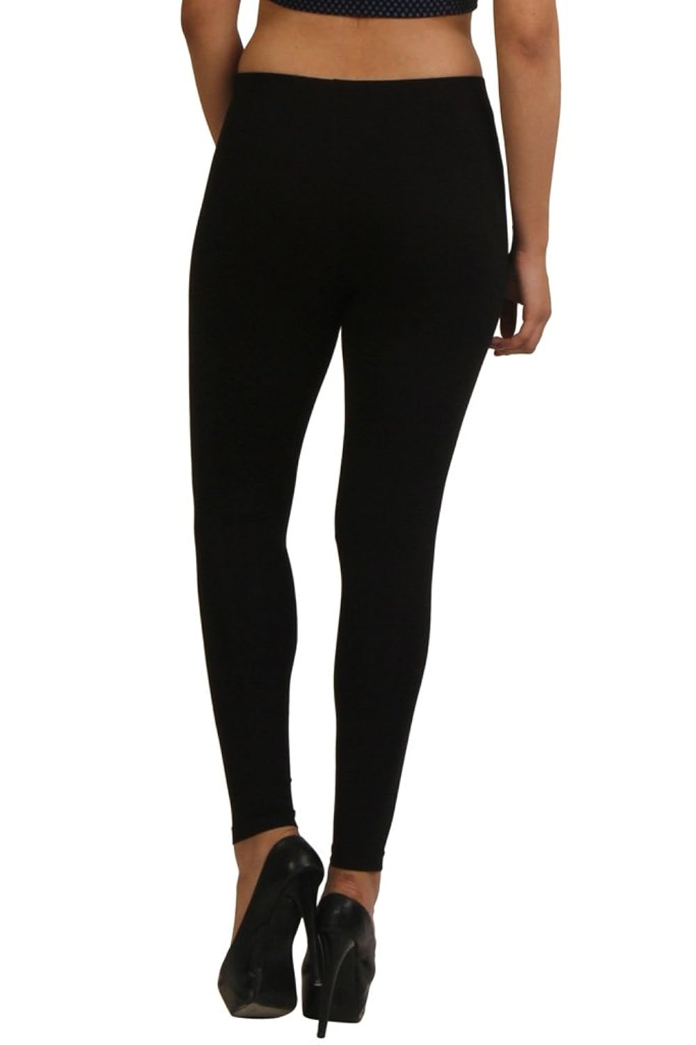 frenchtrendz women cotton spandex ankle length legging
