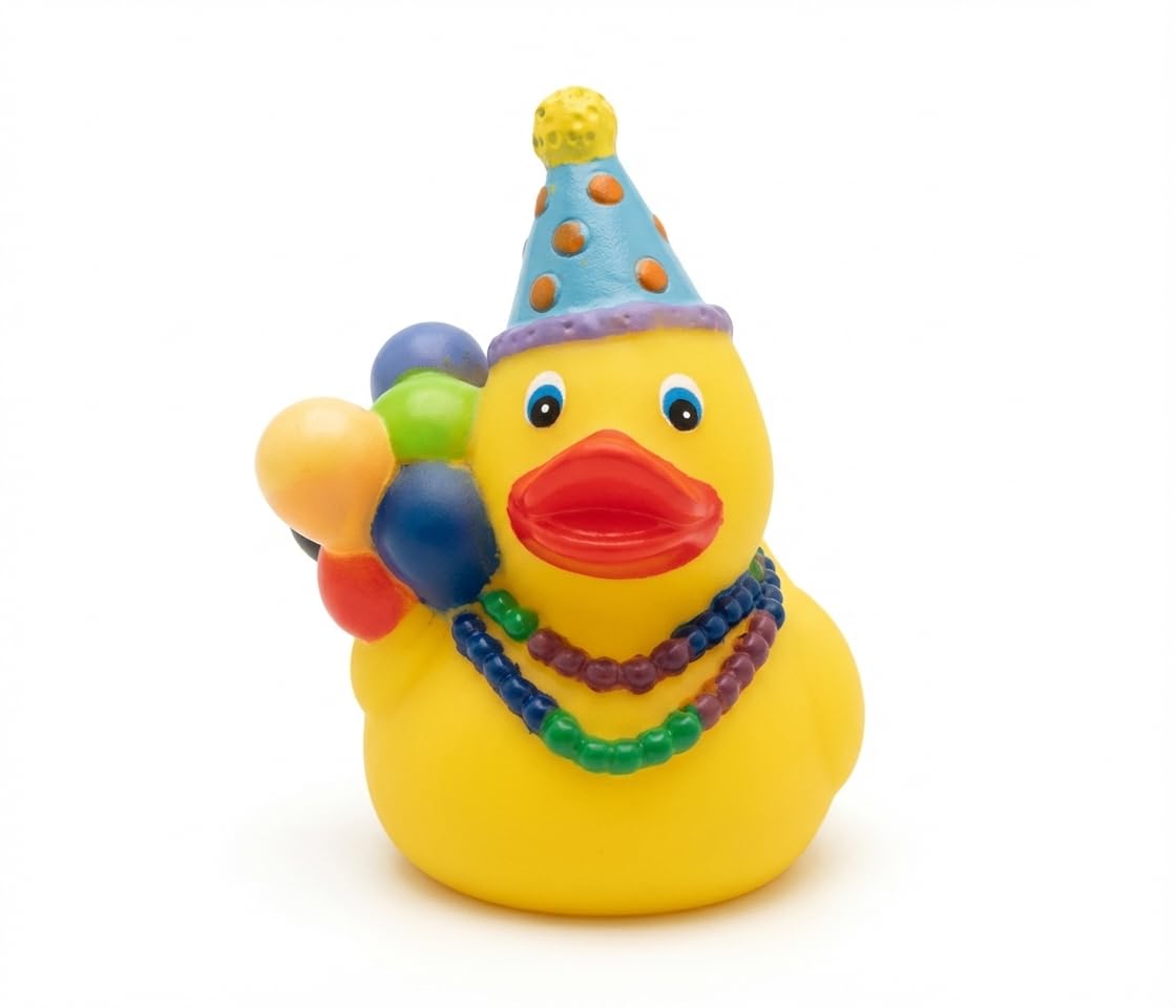 Photo 1 of 3" Rubber Duck [Sealed Hole, Floats Upright] - Baby Safe Bathtub Bathing Toy - Party Rubber Duck