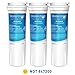 Waterdrop 836848 Replacement for Fisher & Paykel® 836860, 862285, 862284, E402, E442B, E522B, RO185014, RO185011, Refrigerator Water Filter, Pack of 3