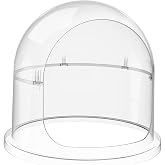 15 Inch Cotton Candy Machine Cover, Transparent Acrylic Dome Compatible with 15'' Commercial Cotton Candy Floss Maker Bowl for Party, Shops, Detachable Design