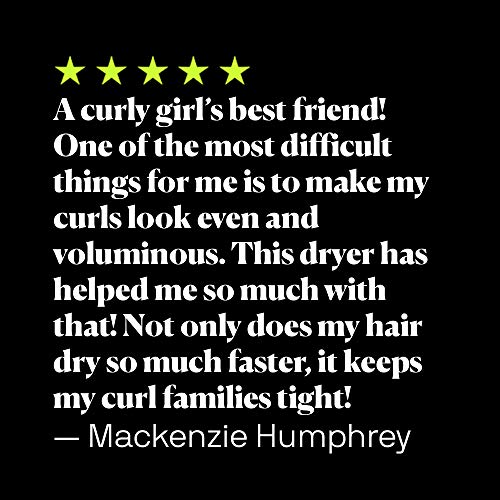 DevaCurl DevaDryer; Ionic Hairdryer with Diffuser