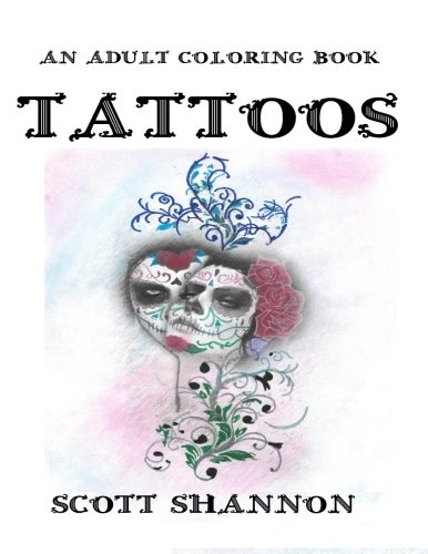An Adult Coloring Book - Tattoos