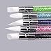DDLBiz 1Pcs Pencil Strass Nail Art Brush Nail Silicone Brushes With Acrylic Strap