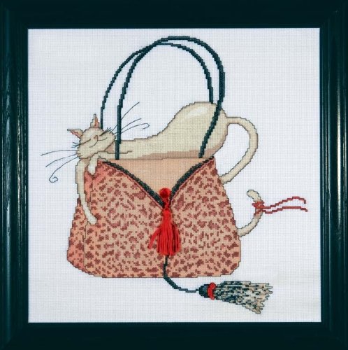 Design Works Leopard Purse Cross Stitch Kit