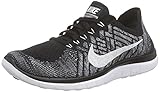 Nike Men's Free 4.0 Flyknit Black/White/Wolf Grey/Drk Grey Running Shoe 11 Men US