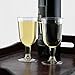 50 Disposable Wine Glasses | 7 oz. Premium Clear Hard Plastic Fancy Cups for Parties & Weddings (50-Pack) by BloominGoods (7 Ounce)