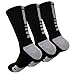 MUMUBREAL Men's Basketball Socks Cushioned Dri-Fit Athletic Crew Socks