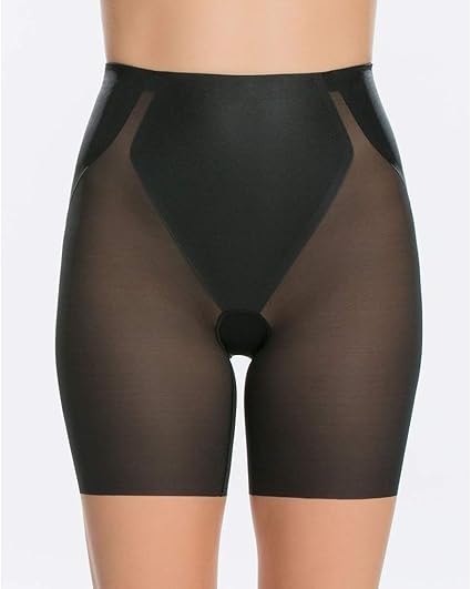 spanx haute contour mid thigh short