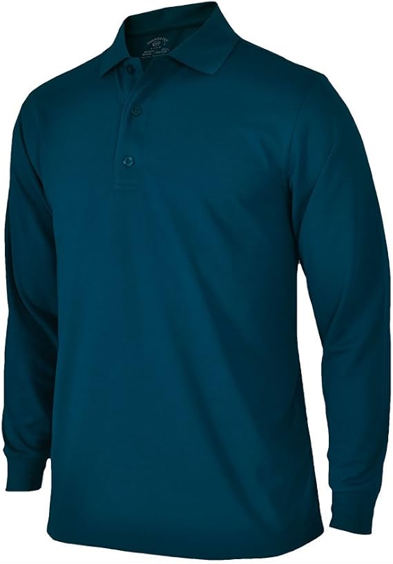 Amazon.com: Monterey Club Men's Victory Pro Solid Long Sleeve Polo Shirt #1369: Clothing