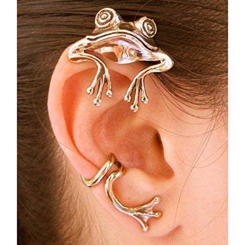 Frog Ear Wrap Frog Ear Cuff Bronze Curious Frog Ear Wrap