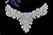 Elegant Sash Wedding Applique Rhinestones for Women Bridal Garter Silver Applique