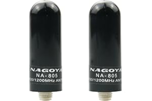 VINEYUAN NA-805 Universal Walkie Talkie Short Antenna VHF/UHF 136/430/1200MHz SMA-Female Replacement Antenna for PUXING Retevis Kenwood HYT Radios(2 Pack)