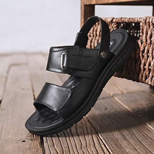 レザーサンダル メンズ レザー メンズ オフィスサンダル ウォーターシューズ シューズ 水陸両用 シューズ 夏用 登山サンダル ビューティー ビーチサンダル 軽量 通気 紳士用 B07tz7jj1s 新作製品 世界最高品質人気 正規品送料無料 100 品質保証 激安超特価