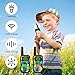 Yueetc Kids Walkie Talkies, 22 Channels 2 Way Radio Toy with Flashlight and LCD Screen, 3 Miles Range Walkie Talkies for Kids Girls Boys Toy Outdoor Adventure Camping Hiking (Rainbow)