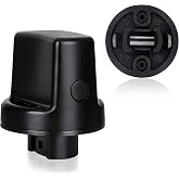 SHINEHOME Ignition Key Knob Push Turn Switch for Mazda CX-9 CX-7 Mazda 6 | Keyless Ignition Cover, D461-66-141a-02, Premium Plastic, Car Engine Start, Durable Switch Knob, Easy Toolless Install
