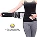 HURMES Lumbar Support Belt Back Brace - Adjustable Lower Back Brace with Removable Fever Pads(2pcs) - Self-Heating Magnetic Therapy for Back Pain Relief, Herniated Disc, Scoliosis (Black, M)