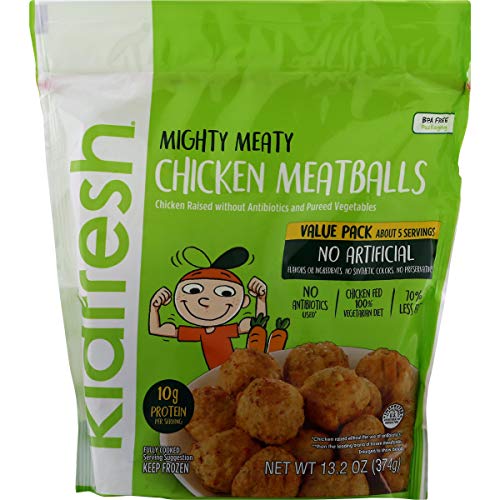 Kidfresh Chicken Meatballs, Made with Hidden Veggies and No Artificial Ingredients, Frozen Kid's Meal, VALUE-Size 13.2oz Bag, 6-Pack - Thumbnail 6