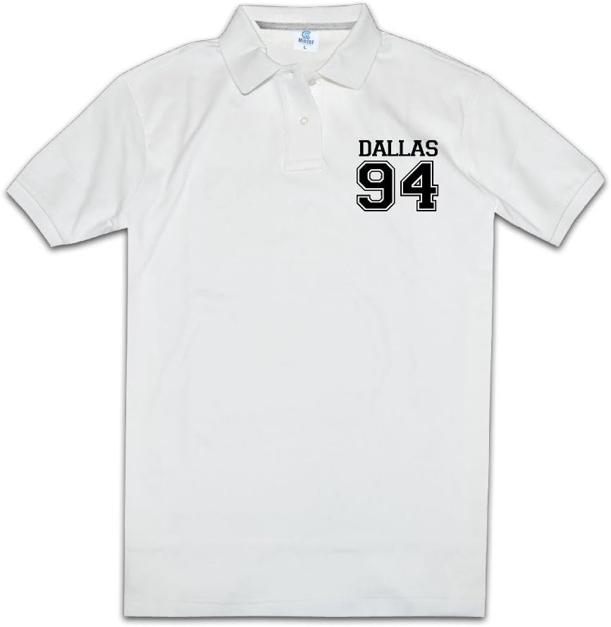 JiSi Five Polo T Shirt For Men - Cameron Dallas White