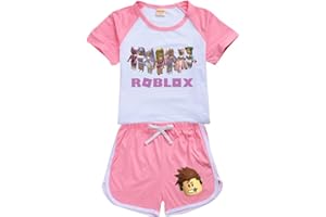 Kids Girls T-Shirts + Shorts Smart Casual Outfits Shorts +Top Sets purple 2-16years