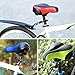 Aolander Bicycle Saddle with Dual Shock Absorbing Ball Most Comfortable Leather Bike Seat Memory Foam Padded Giant Bicycle Seat Men Women New Look MTB Road City Bike Saddle with