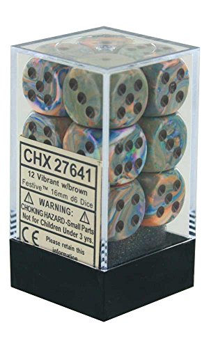 D6 16mm Vibrant w/Brown (12)