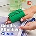 Bump It Off Silicone Cleaning Scrubber Brush for Fabric, Kitchen, Pets, Body, Beauty | Green