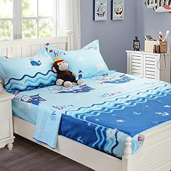 Amazon.com: Zacard Cotton Kids Bedding Set Pirates of the ...