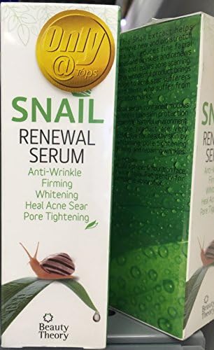 Snail Renewal Serum 30ml Made in Korea for Anti wrinkle, Firming, Whitening, Heal Acne Scar, Pore Tightening