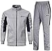 Rdruko Men's Tracksuit Athletic Full Zip Casual Sports Jogging Gym Sweatsuit