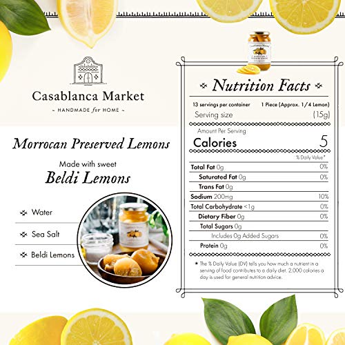 Casablanca Market Moroccan Preserved Lemons All Natural Aromatic Beldi