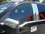 FORD F-150 Super Crew (Beveled) 04-08 Insert Accents Pillar Post - Stainless Steel Polished