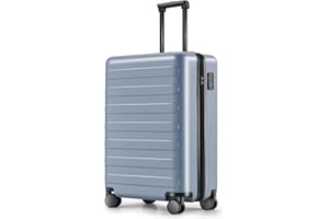 NINETYGO Carry On Luggage 22x14x9 Airline Approved, 20 Inch Luggage with Smooth Spinner Wheels, Lightweight, Hard Shell PC Suitcase Carry-On, Travel Luggage, TSA Approved (Shadow, Rhine Basic)