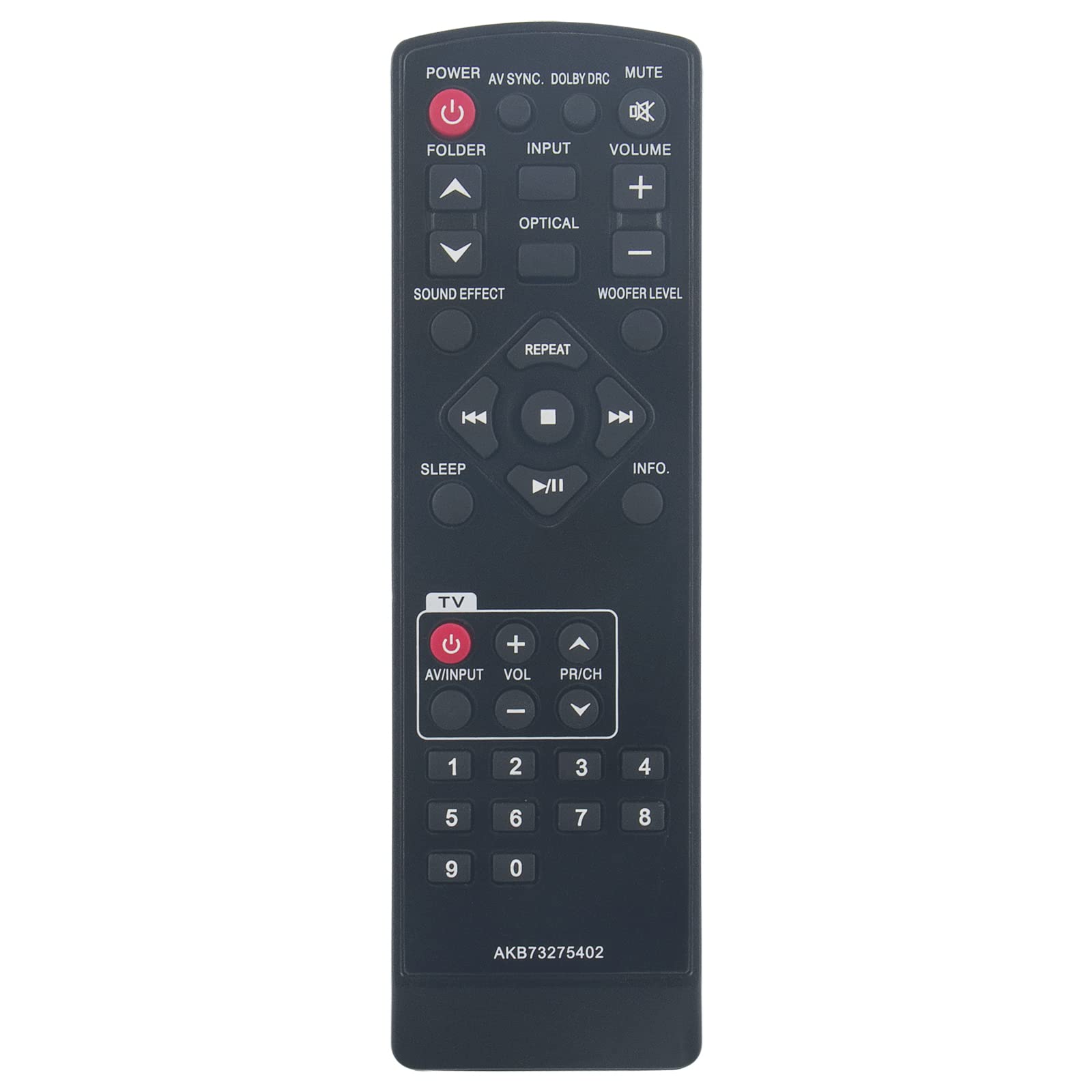New AKB73275402 Replace Remote Control - VINABTY AKB73275402 Remote Control Replacement Compatible for LG HLS36W Shs36-d HLS36W Remote Controller