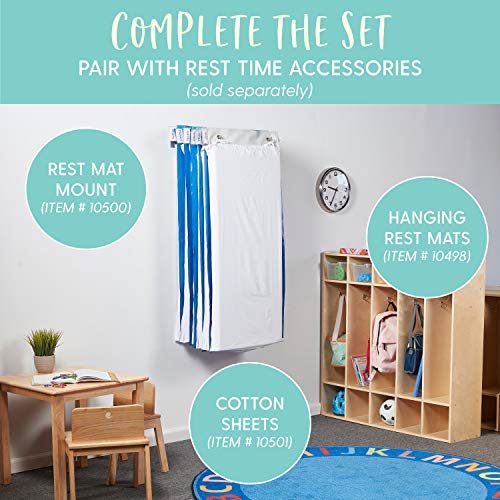 image for Factory Direct Partners Hanging Rest Mat Sanitary Divider - Reusable P