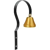 Retro Doorbell, Traditional Metal Shopkeepers Bell, Home Office Retail Store Door Hanging Bell Dog Training Bell Ring Bell for Door Opening,Remind You Customer Coming