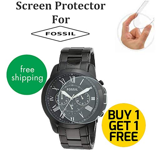 fossil grant chronograph analog black dial men's watch