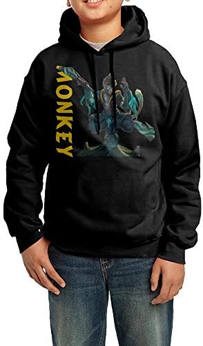 Proro Wukong Long Sleeve Round Neck Cute Sweatshirts Hood For Teenager