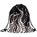 Ababalaya 3D Print Drawstring Backpack Rucksack Shoulder Bags Gym Bag, Squid Foot
